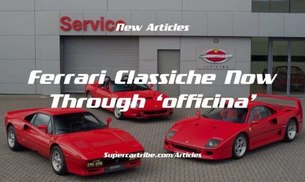 FERRARI CLASSICHE Now Through ‘OFFICINA’