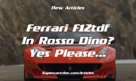 Ferrari F12TDF in Rosso Dino? Yes please…