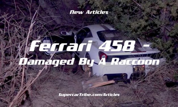 Ferrari 458 – Damaged by A Raccoon