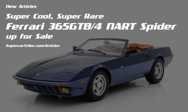 Super Cool, Super Rare Ferrari 365GTB/4 NART Spider up for Sale