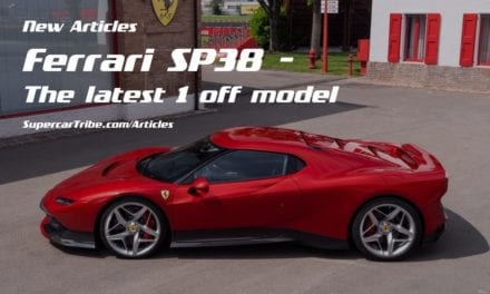 Ferrari SP38 – The latest 1 off model