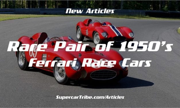 Rare Pair of 1950’s Ferrari Race Cars