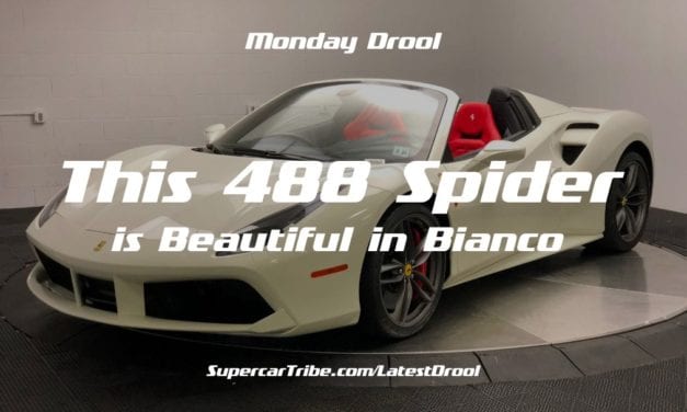 Monday Drool – This 488 Spider is Beautiful in Bianco