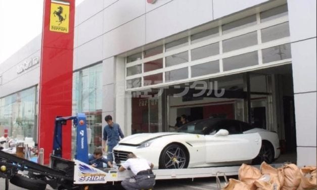 51 Ferraris Destroyed by Typhoon Jebi