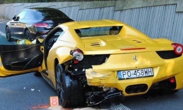 Innocent Motorist dies after Porsche and Ferrari crash in Slovakia