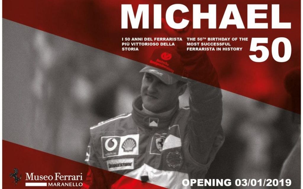 Ferrari Honour Michael Schumacher with 50th Birthday Exhibition