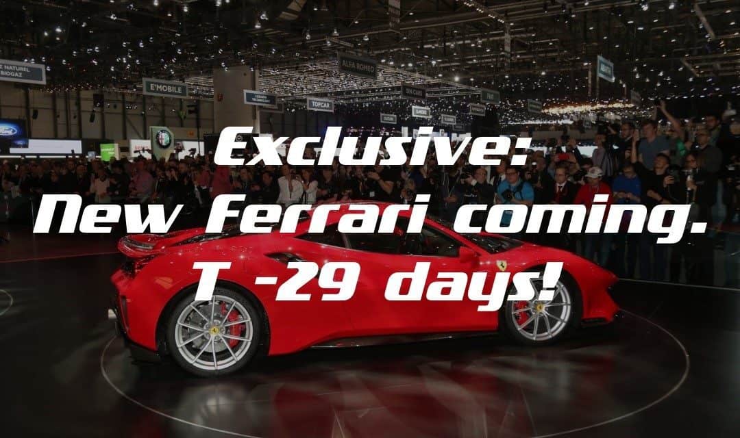 Exclusive: New Ferrari Coming! T-29 Days!