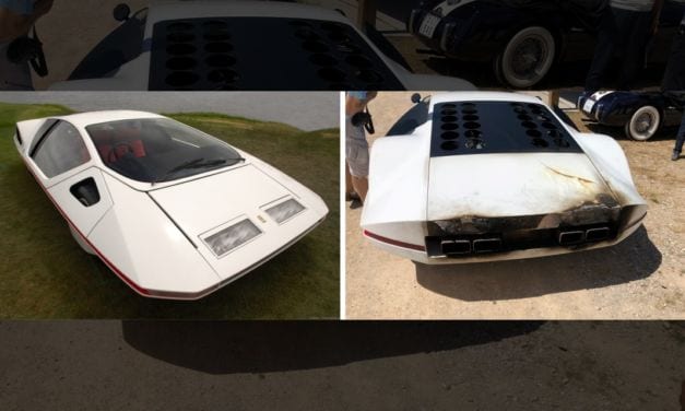 Ferrari 512S Modulo Concept Damaged by Fire