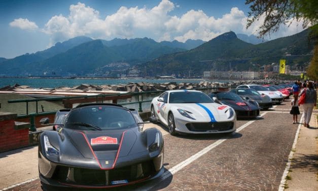 Stunning Ferrari Cavalcade Crosses Italy to Capri