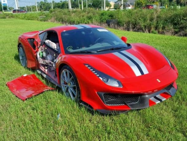 Is This Wrecked Ferrari 488 Pista A Bargain – Or A Nightmare ...